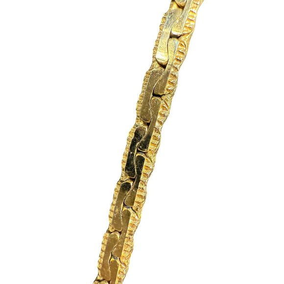 Vintage Long Chain Necklace Gold Tone Classic Minimalism Timeless Eve - Picture 4 of 6